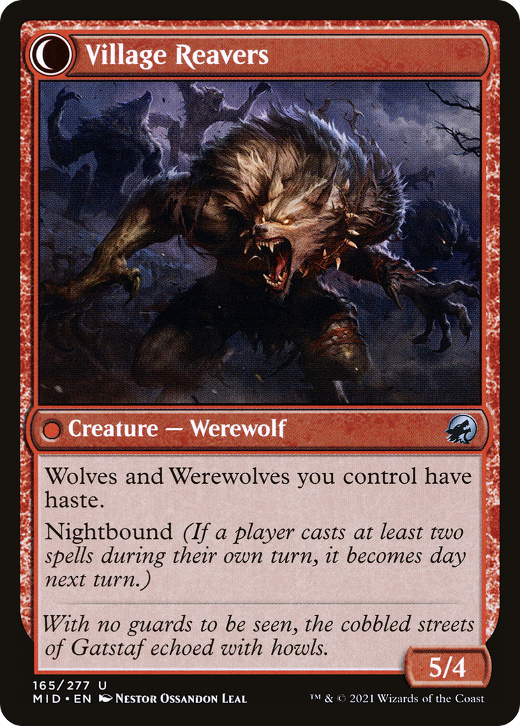 Village Watch // Village Reavers (MID-165) - Innistrad: Midnight Hunt: (Double Faced Transform)