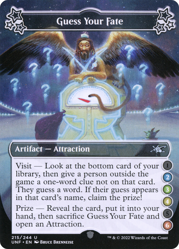 Guess Your Fate (UNF-215A) - Unfinity Foil