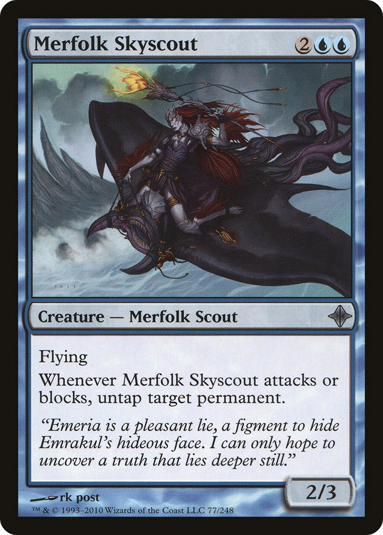 Merfolk Skyscout (ROE-077) - Rise of the Eldrazi Foil