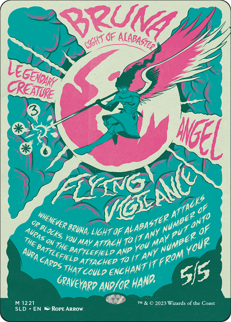 Bruna, Light of Alabaster (SLD-1221) - Secret Lair Drop (Borderless)