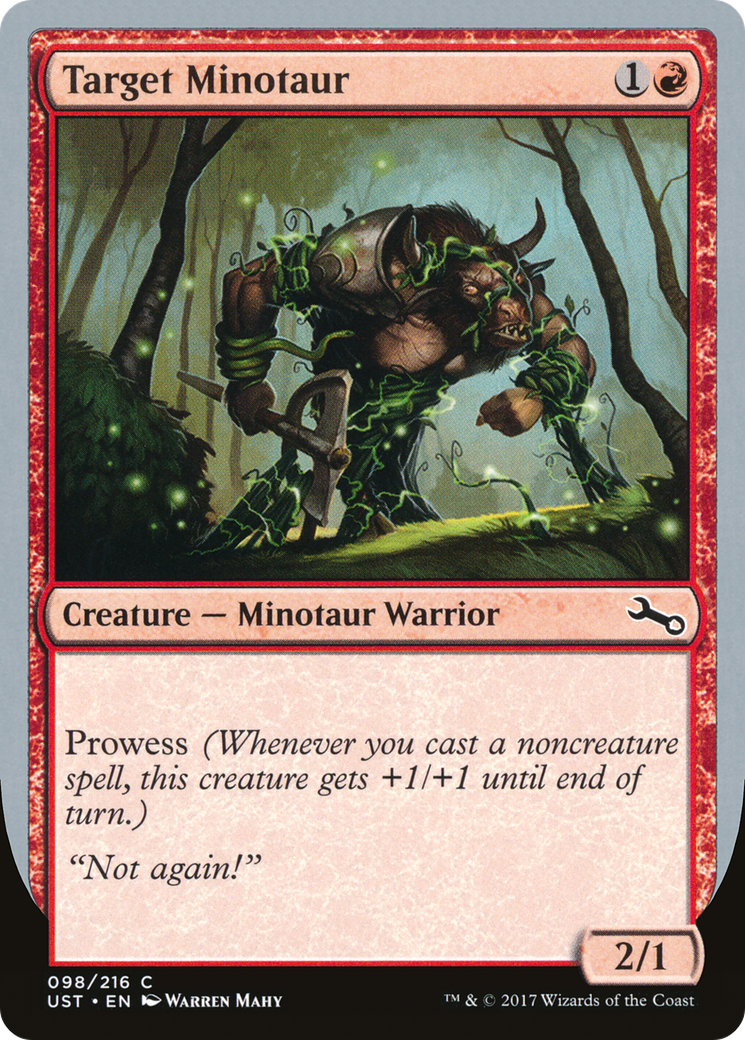 Target Minotaur (UST-098) - Unstable