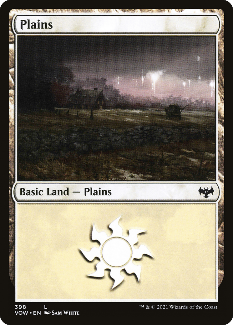 Plains (VOW-398) - Innistrad: Crimson Vow Foil