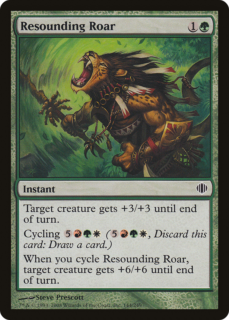 Resounding Roar (ALA-144) - Shards of Alara Foil