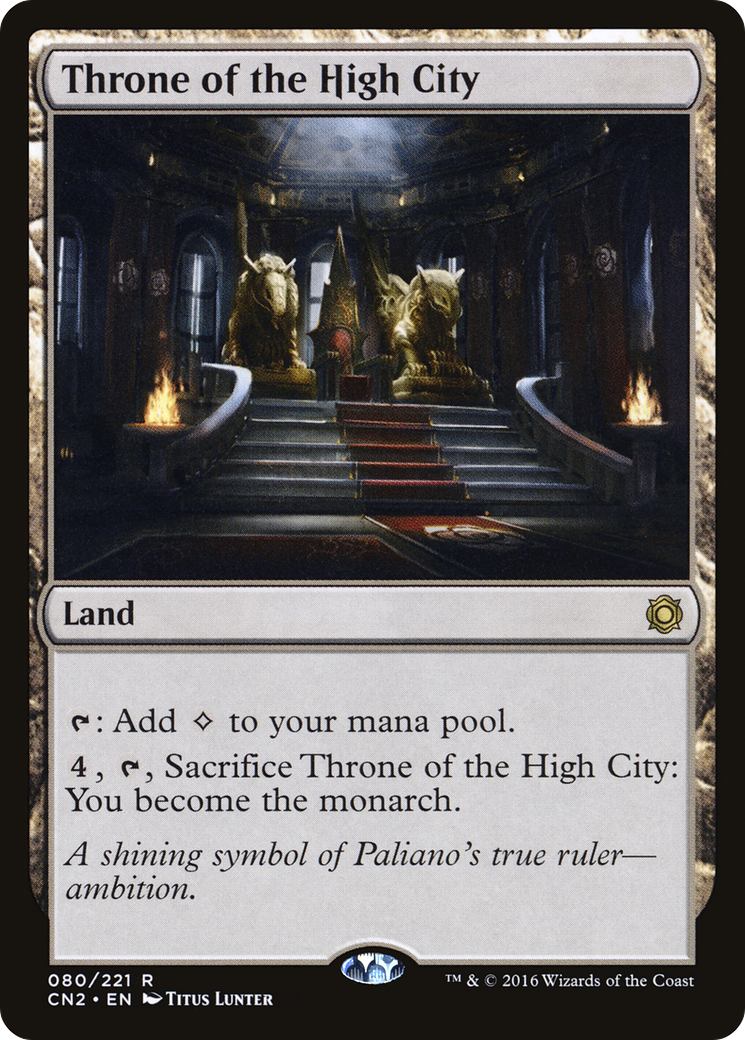 Throne of the High City (CN2-080) - Conspiracy: Take the Crown Foil