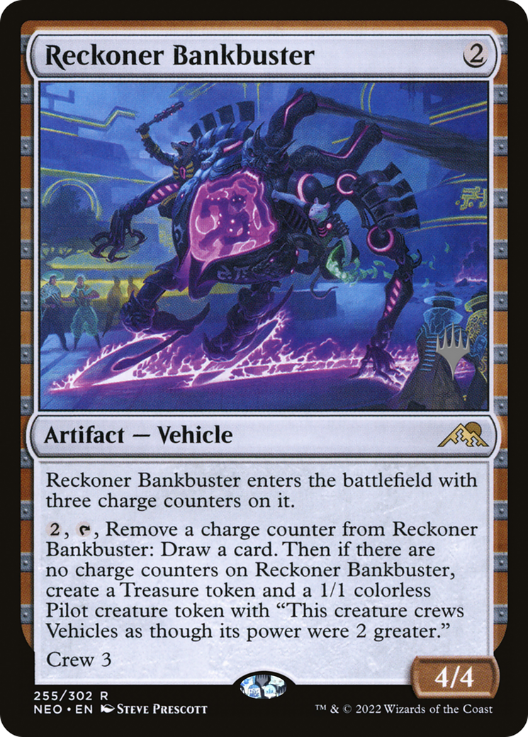 Reckoner Bankbuster (PPNEO-255P) - Kamigawa: Neon Dynasty Promos Foil