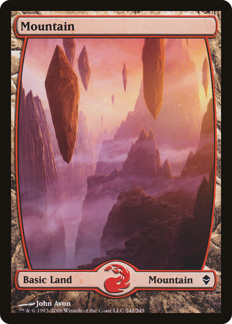 Mountain (ZEN-242) - Zendikar Foil