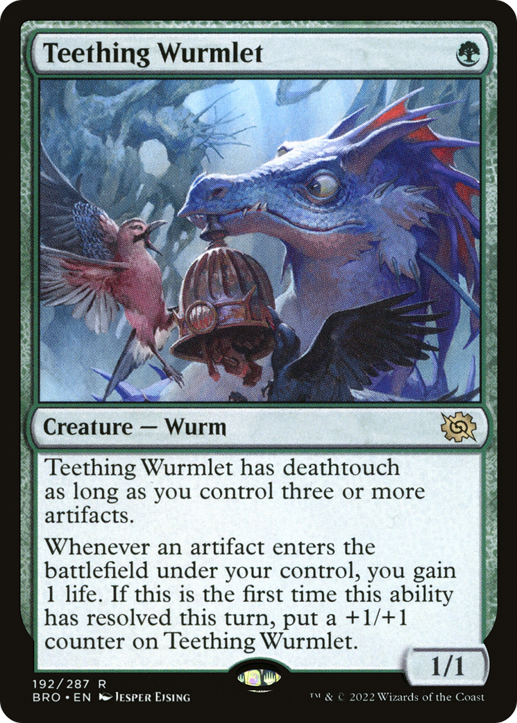 Teething Wurmlet (BRO-192) - The Brothers' War Foil