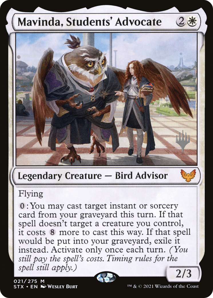 Mavinda, Students' Advocate (PPSTX-21P) - Strixhaven: School of Mages Promos