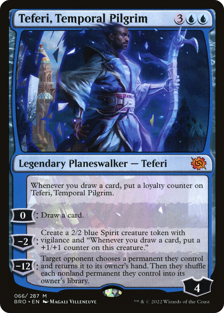 Teferi, Temporal Pilgrim (BRO-066) - The Brothers' War Foil
