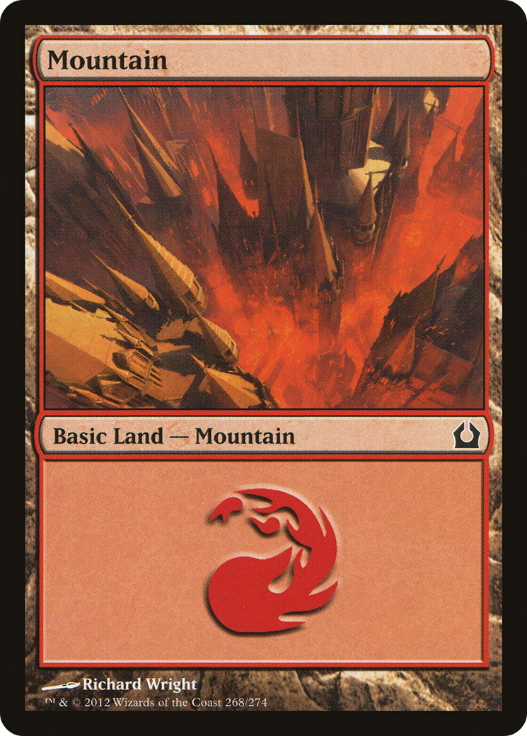 Mountain (RTR-268) - Return to Ravnica Foil