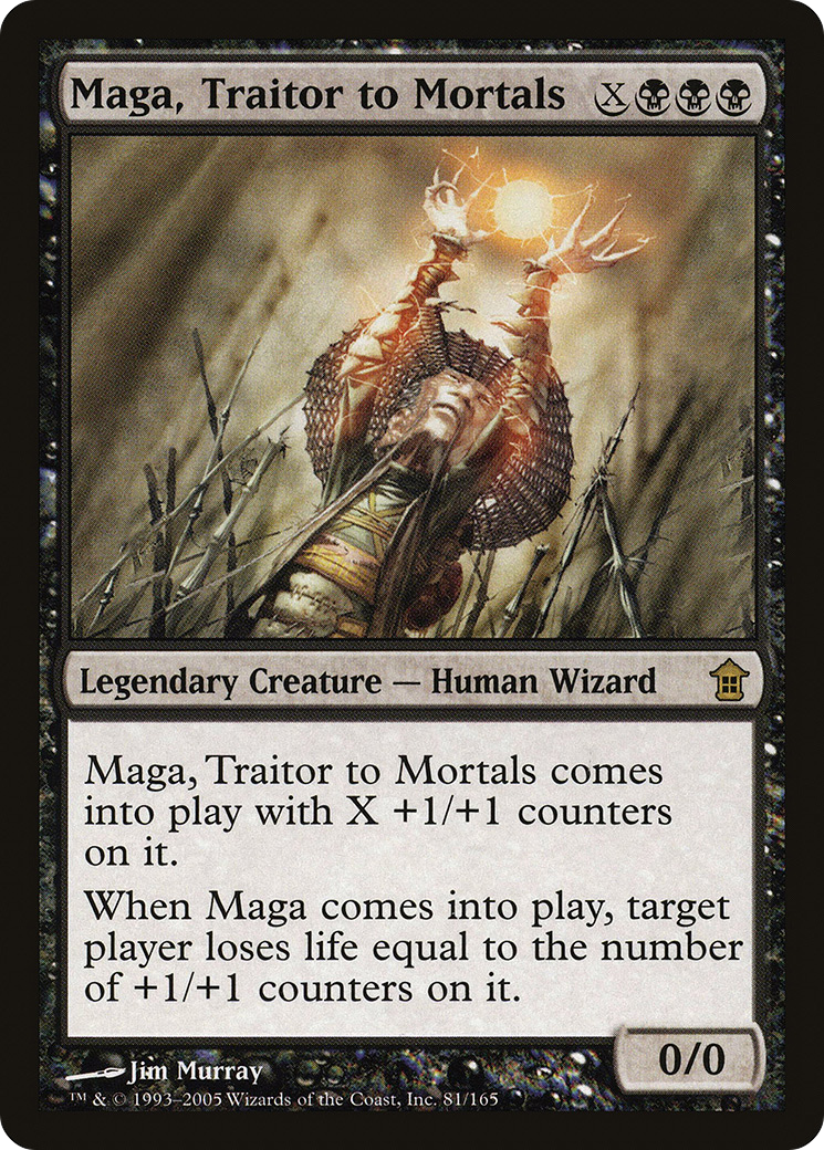Maga, Traitor to Mortals (SOK-081) - Saviors of Kamigawa