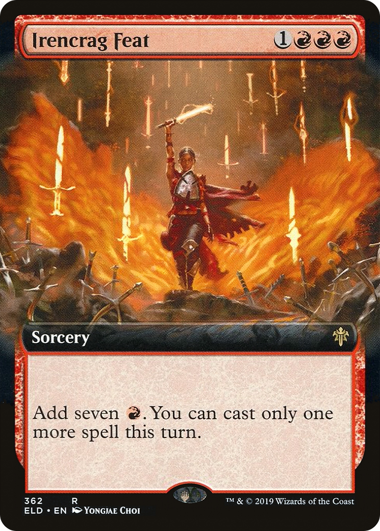 Irencrag Feat (ELD-362) - Throne of Eldraine: (Extended Art)