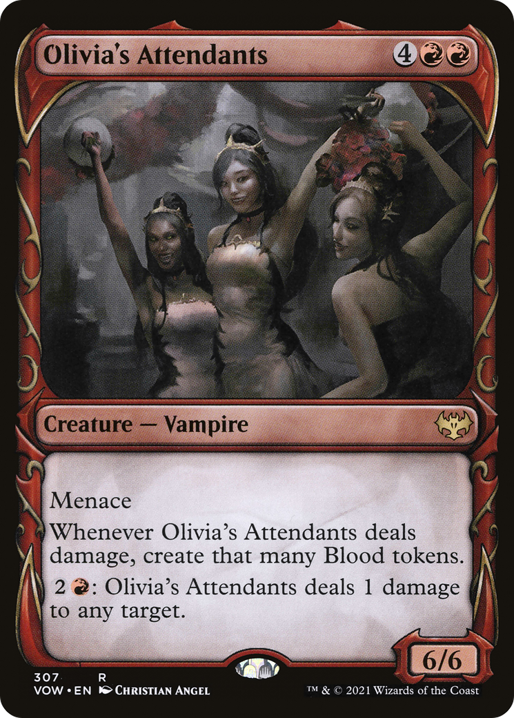 Olivia's Attendants (VOW-307) - Innistrad: Crimson Vow: (Showcase)