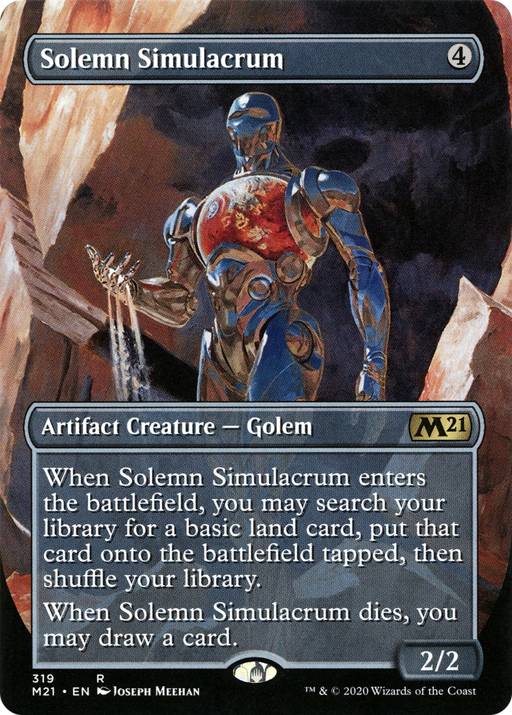 Solemn Simulacrum (M21-319) - Core Set 2021 (Borderless)