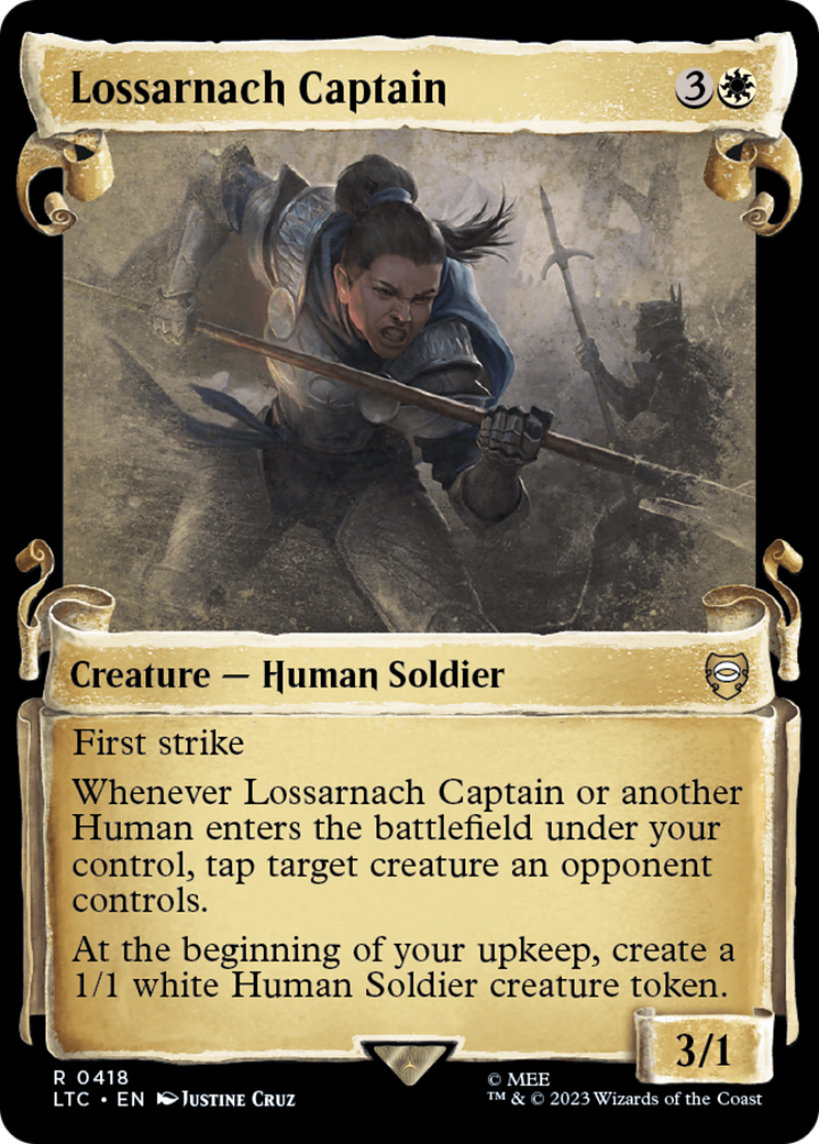 Lossarnach Captain (LTC-418) - Tales of Middle-earth Commander: (Showcase)
