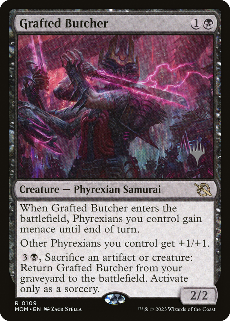 Grafted Butcher (PPMOM-109P) - March of the Machine Promos Foil