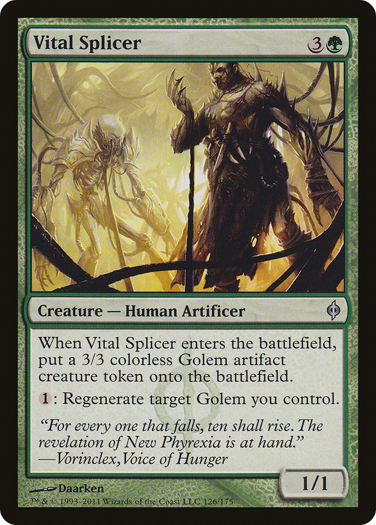 Vital Splicer (NPH-126) - New Phyrexia Foil