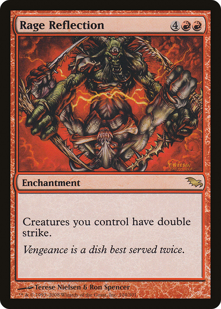 Rage Reflection (SHM-104) - Shadowmoor Foil