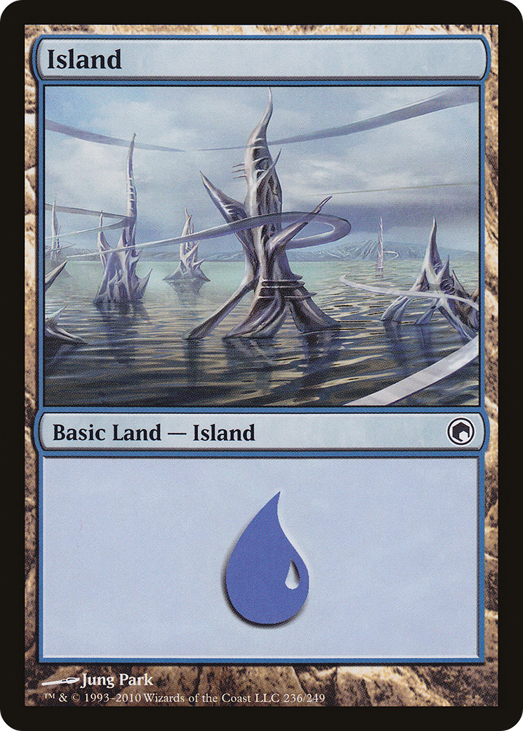 Island (SOM-236) - Scars of Mirrodin
