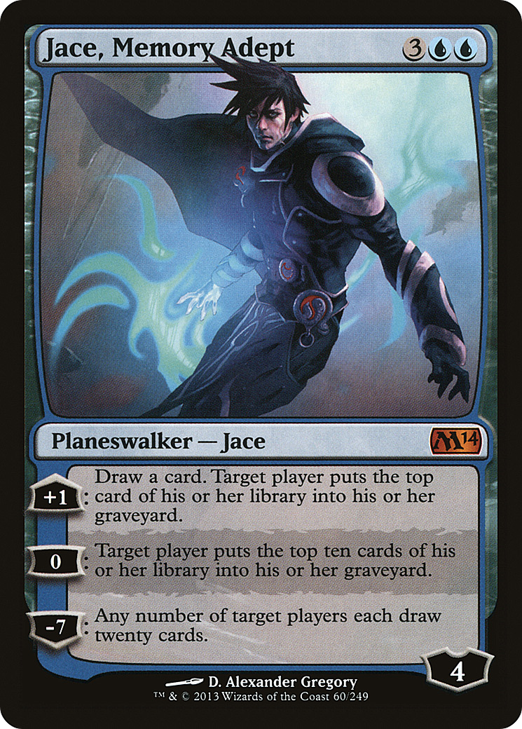 Jace, Memory Adept (M14-060) - Magic 2014 Foil