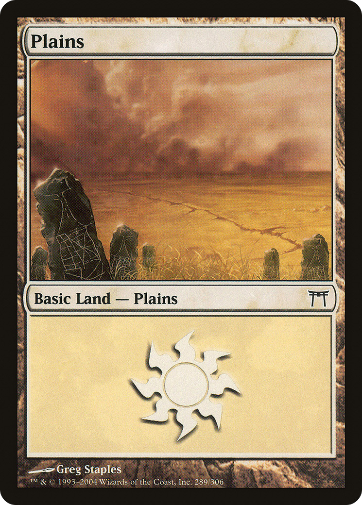 Plains (CHK-289) - Champions of Kamigawa Foil