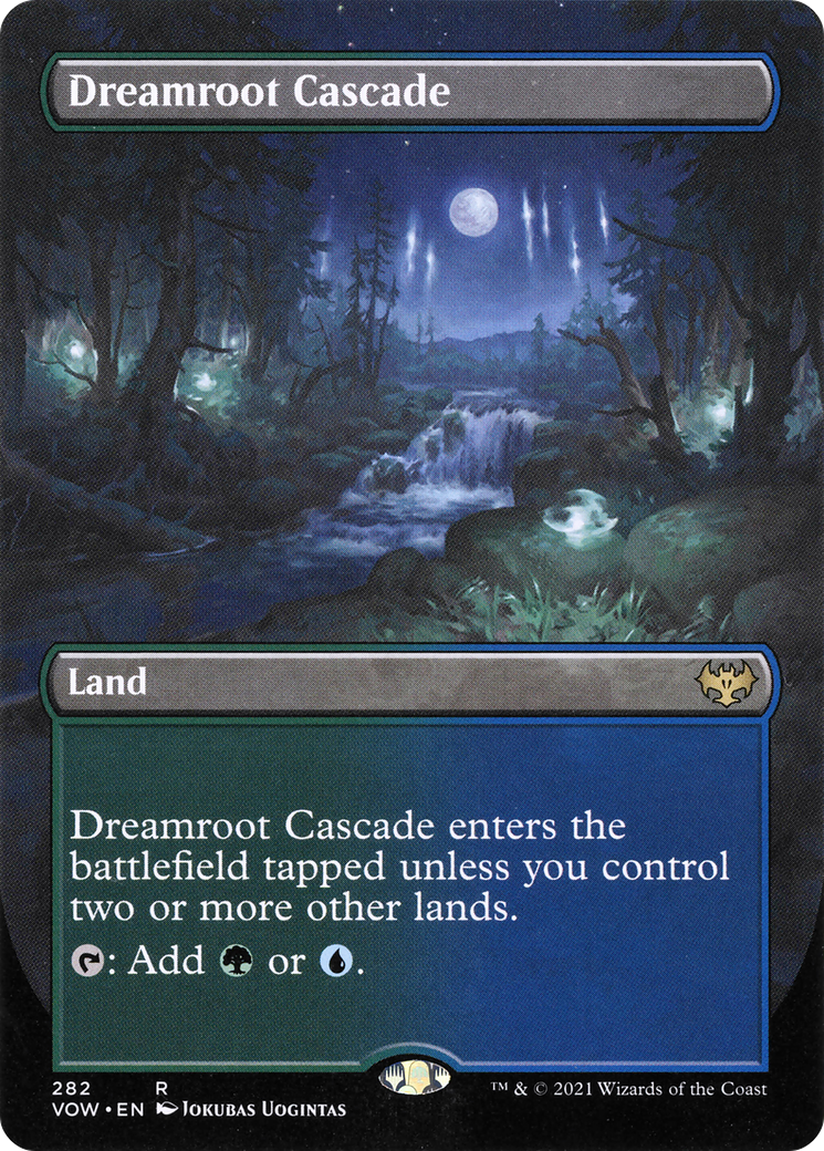 Dreamroot Cascade (VOW-282) - Innistrad: Crimson Vow (Borderless) Foil