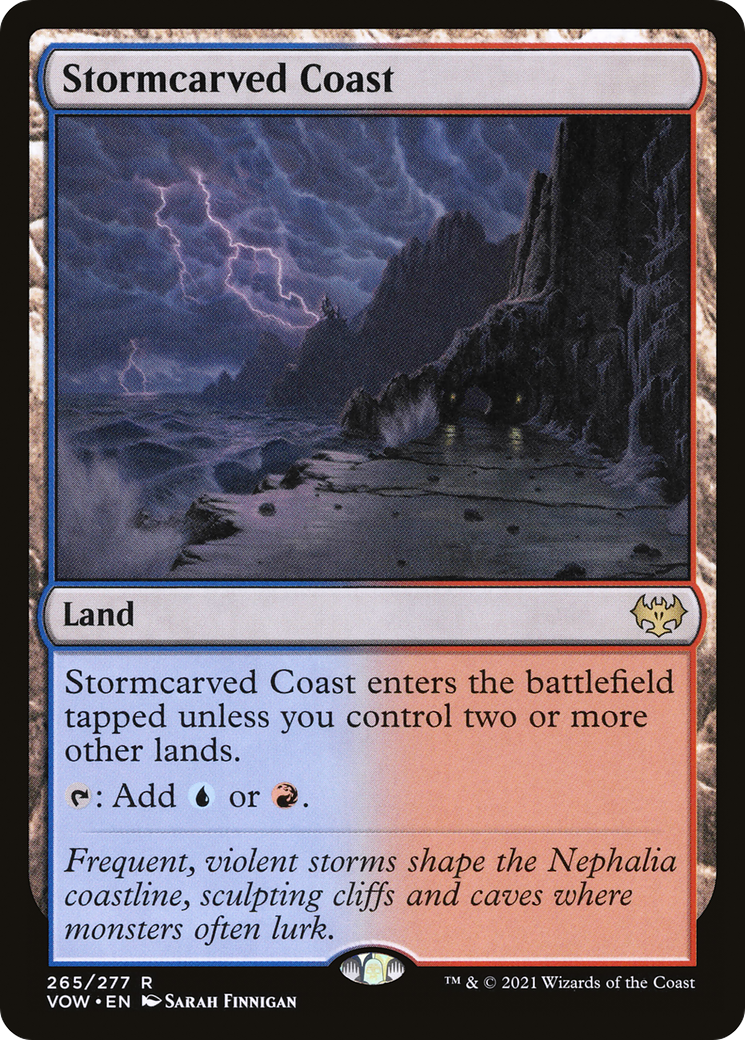 Stormcarved Coast (VOW-265) - Innistrad: Crimson Vow Foil