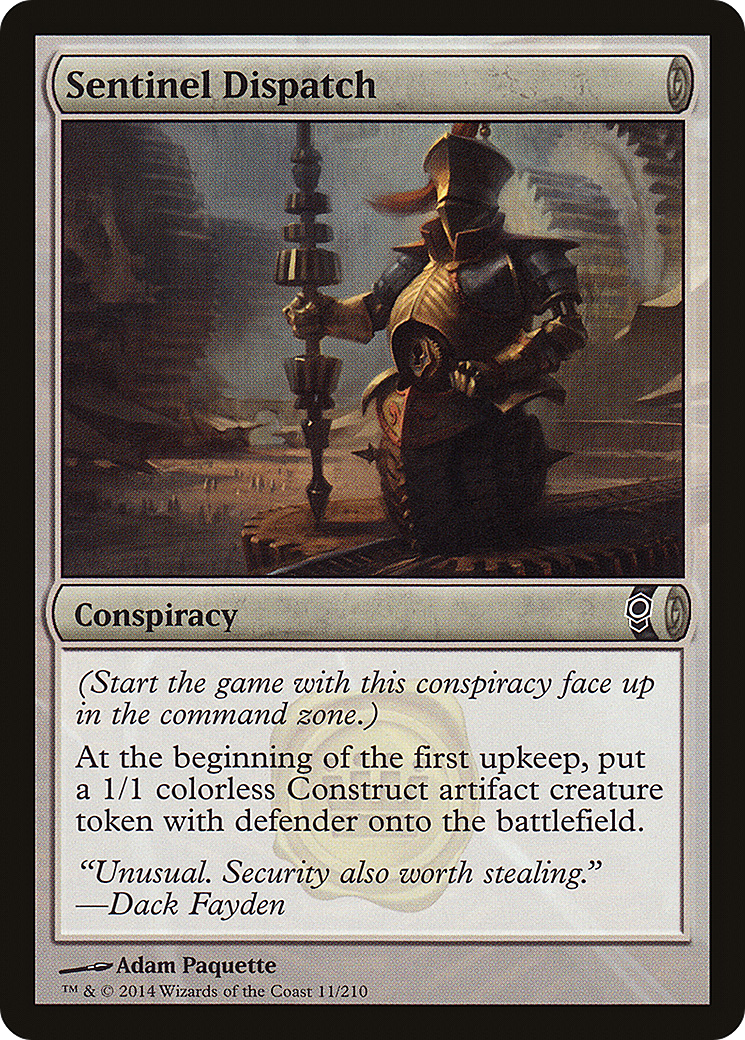Sentinel Dispatch (CNS-011) - Conspiracy Foil