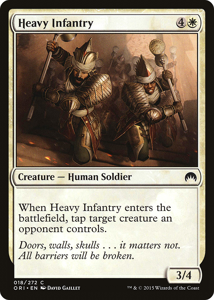 Heavy Infantry (ORI-018) - Magic Origins Foil