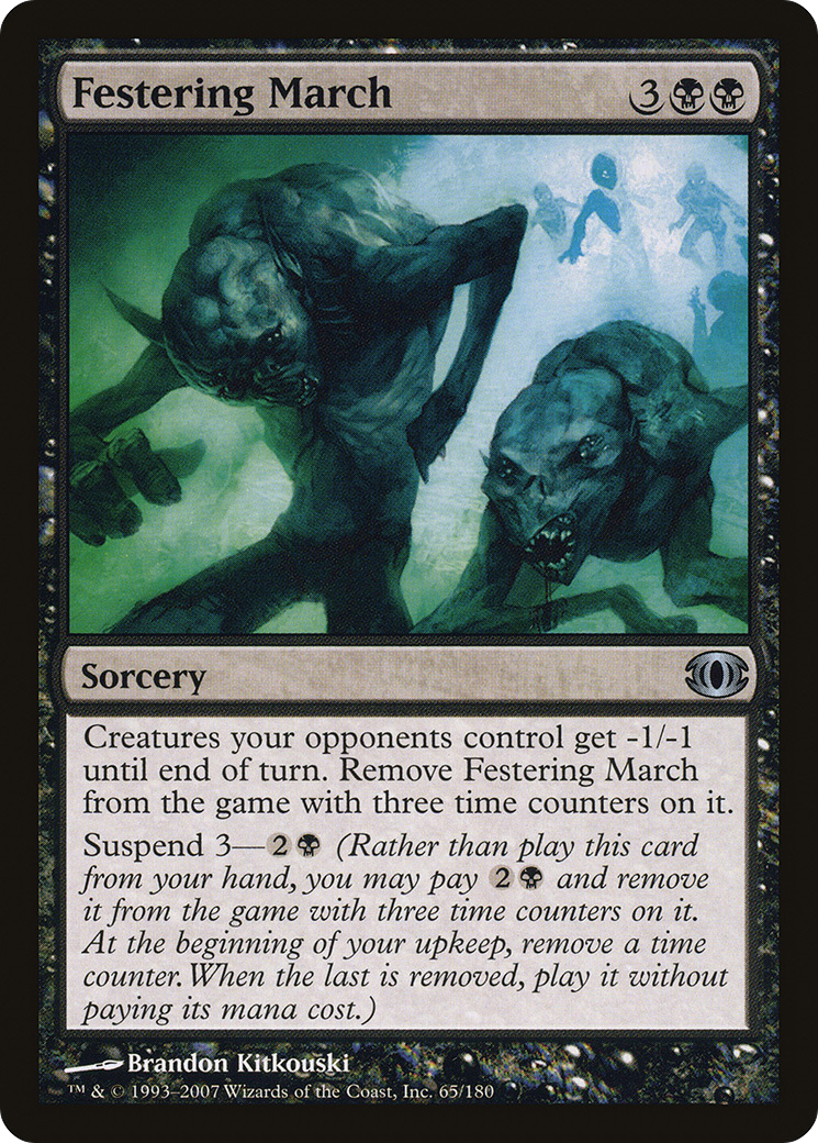 Festering March (FUT-065) - Future Sight Foil