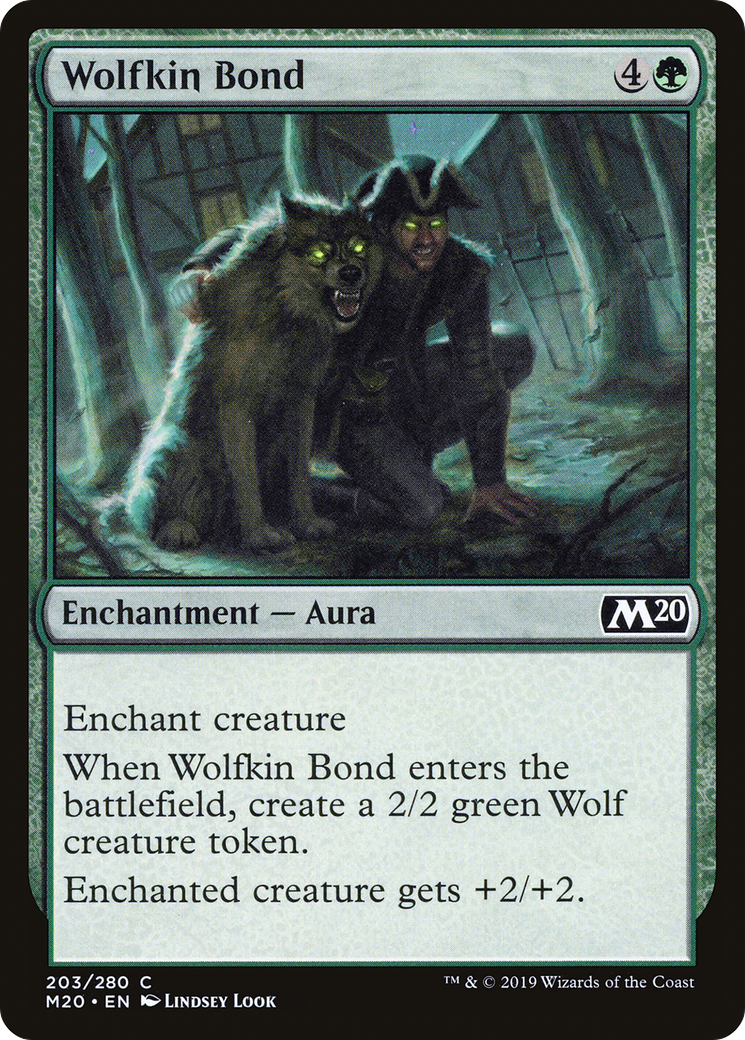 Wolfkin Bond (M20-203) - Core Set 2020