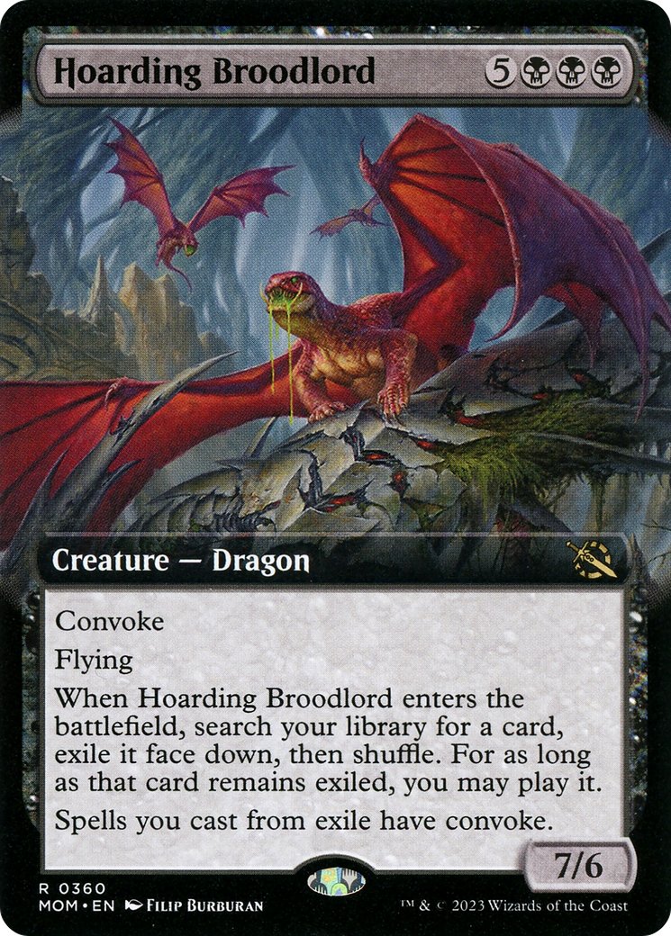 Hoarding Broodlord (MOM-360) - March of the Machine: (Extended Art)