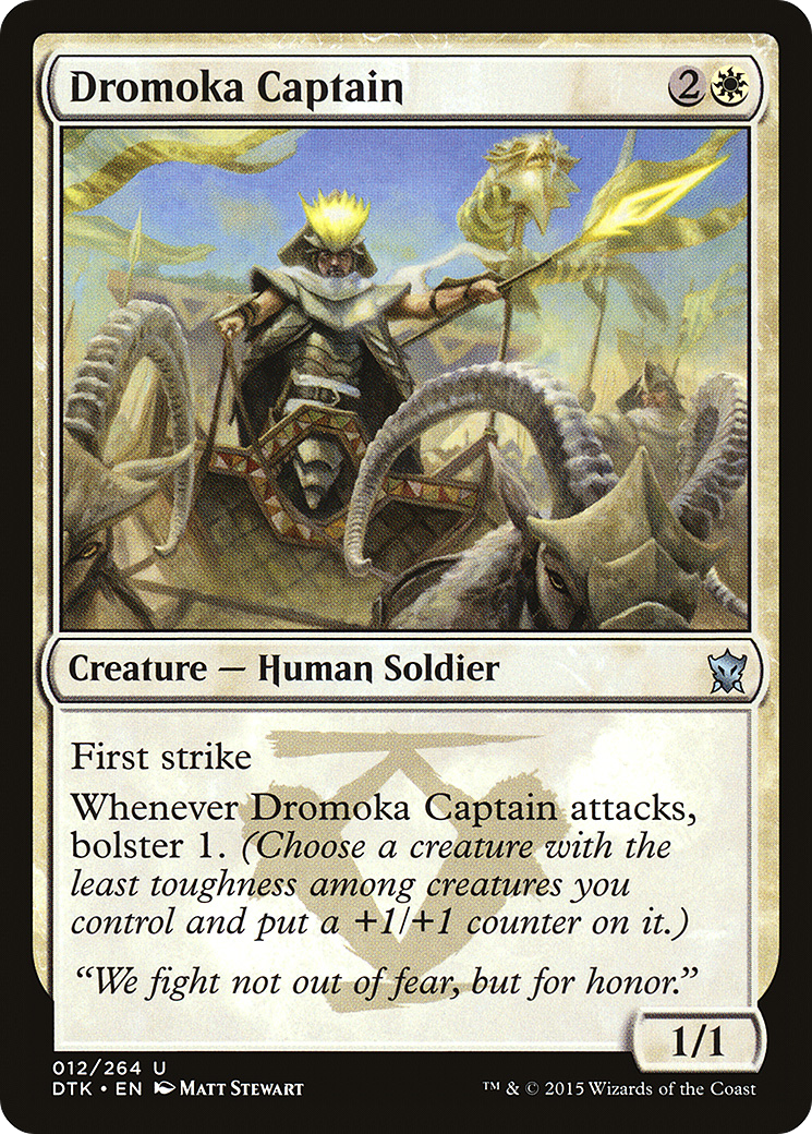 Dromoka Captain (DTK-012) - Dragons of Tarkir Foil