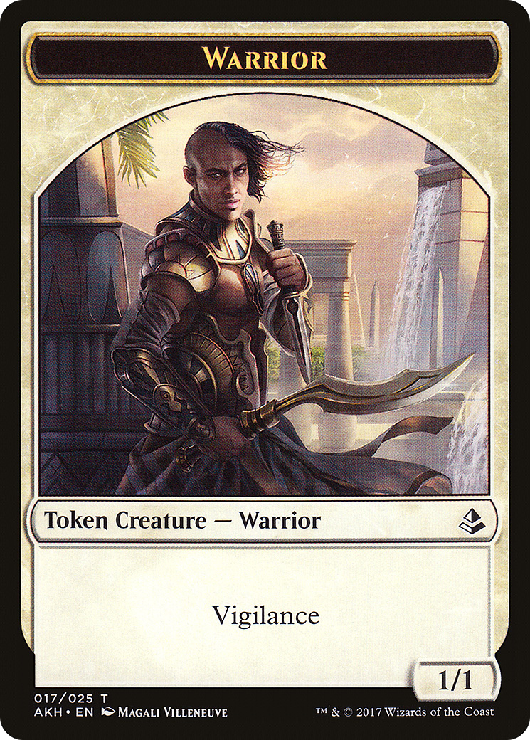 Warrior (AKH-017) - Amonkhet Tokens