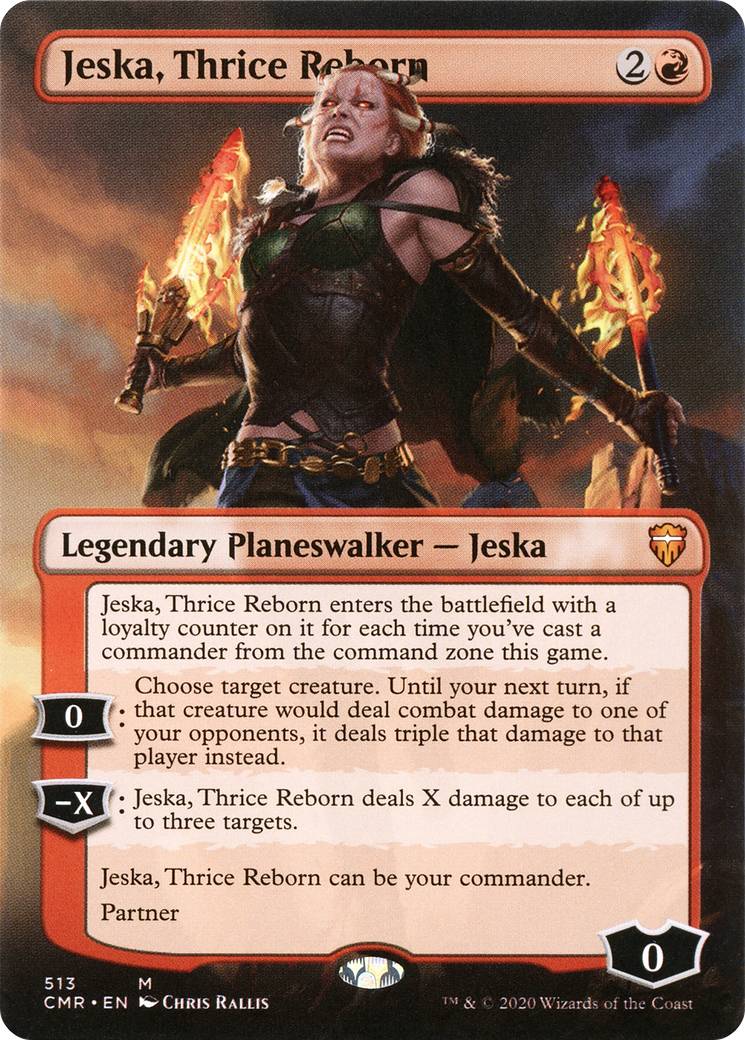 Jeska, Thrice Reborn (CMR-513) - Commander Legends (Borderless) Foil