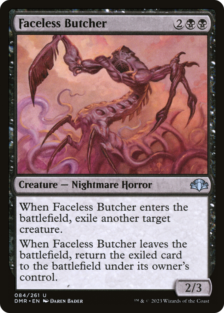 Faceless Butcher (DMR-084) - Dominaria Remastered Foil