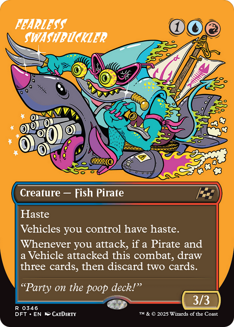Fearless Swashbuckler (DFT-346) - Aetherdrift (Borderless) Foil