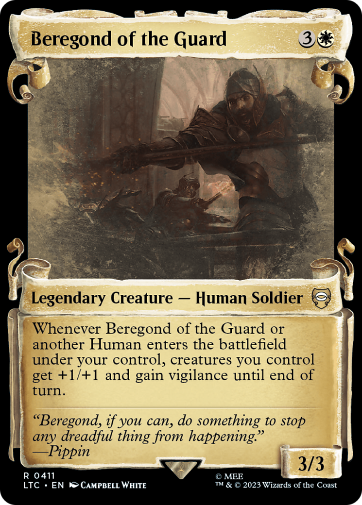 Beregond of the Guard (LTC-411) - Tales of Middle-earth Commander: (Showcase) Foil