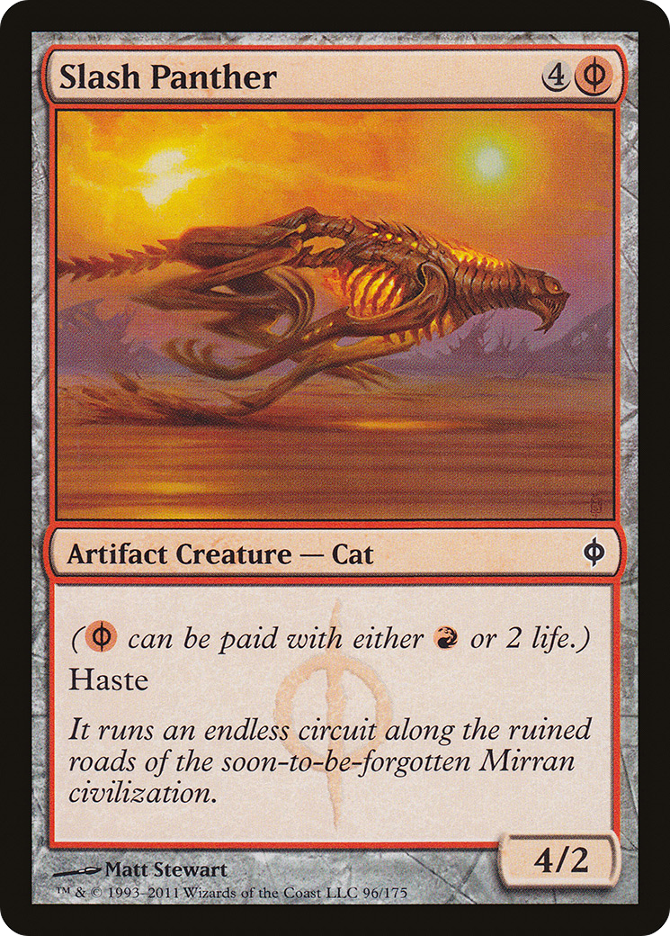 Slash Panther (NPH-096) - New Phyrexia Foil
