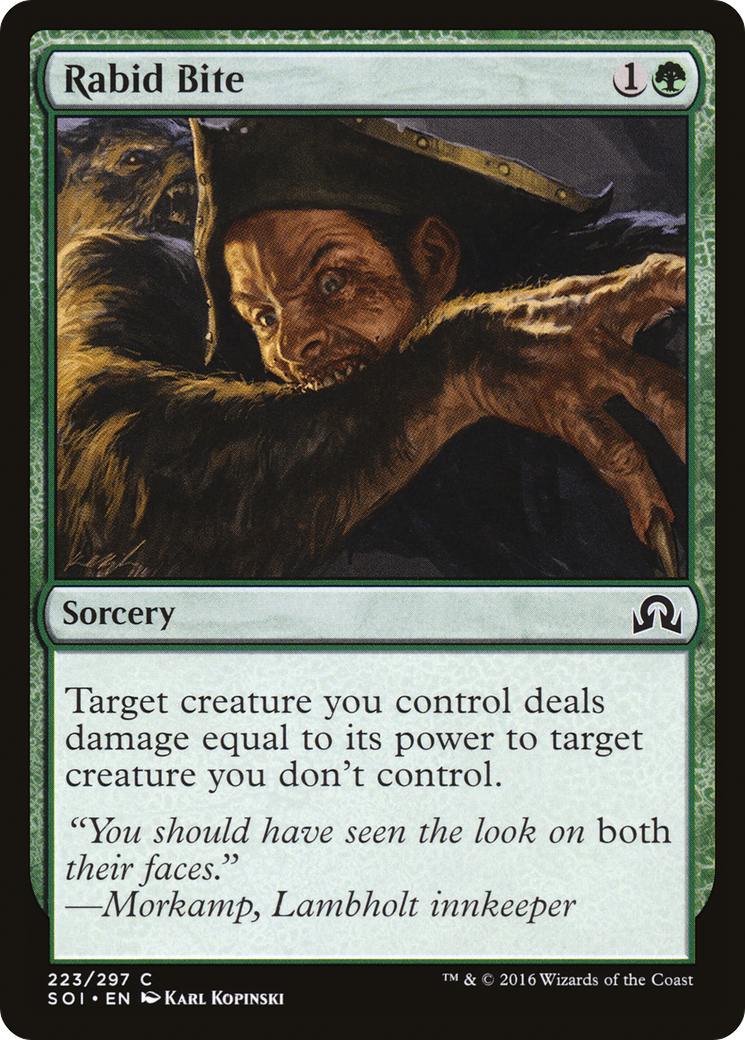 Rabid Bite (SOI-223) - Shadows over Innistrad