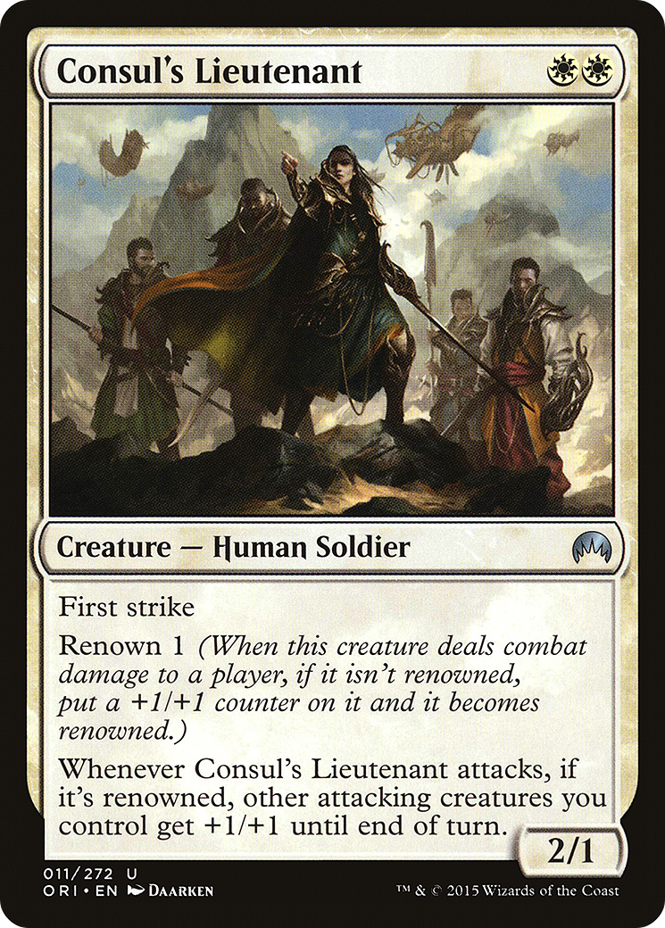 Consul's Lieutenant (ORI-011) - Magic Origins