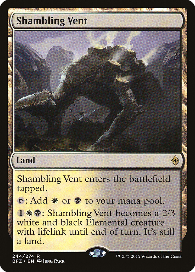 Shambling Vent (BFZ-244) - Battle for Zendikar