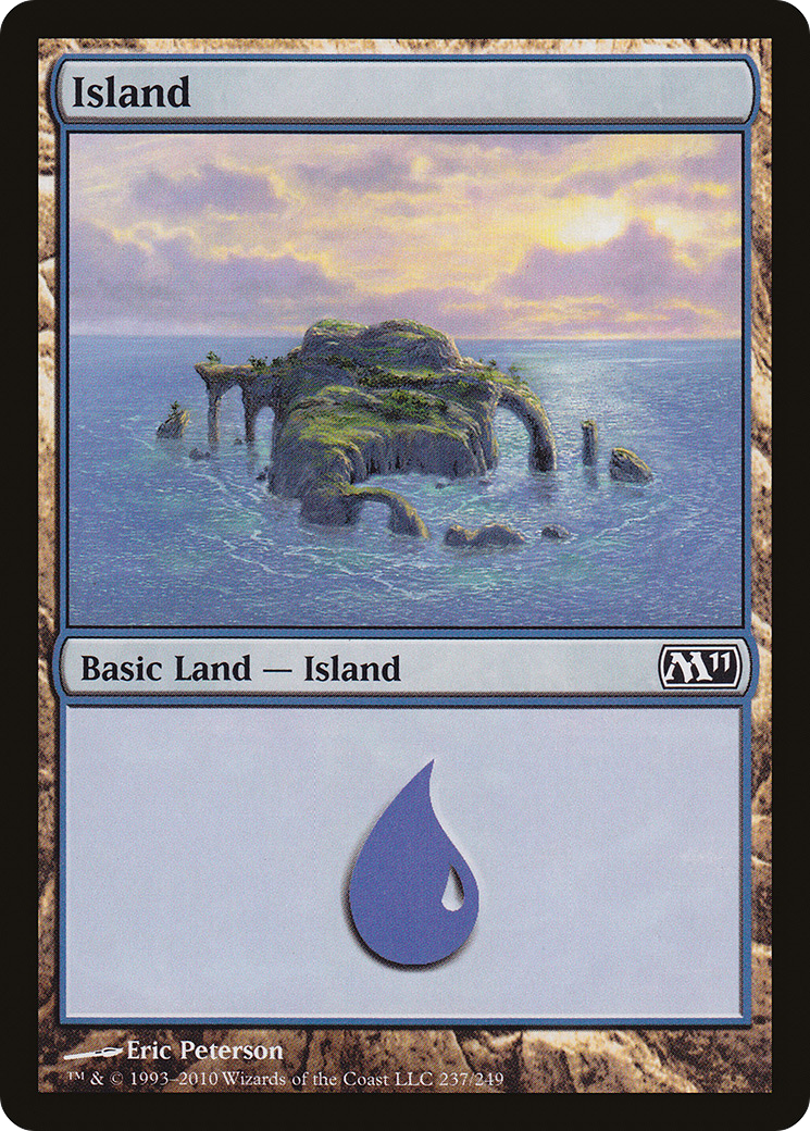 Island (M11-237) - Magic 2011 Foil