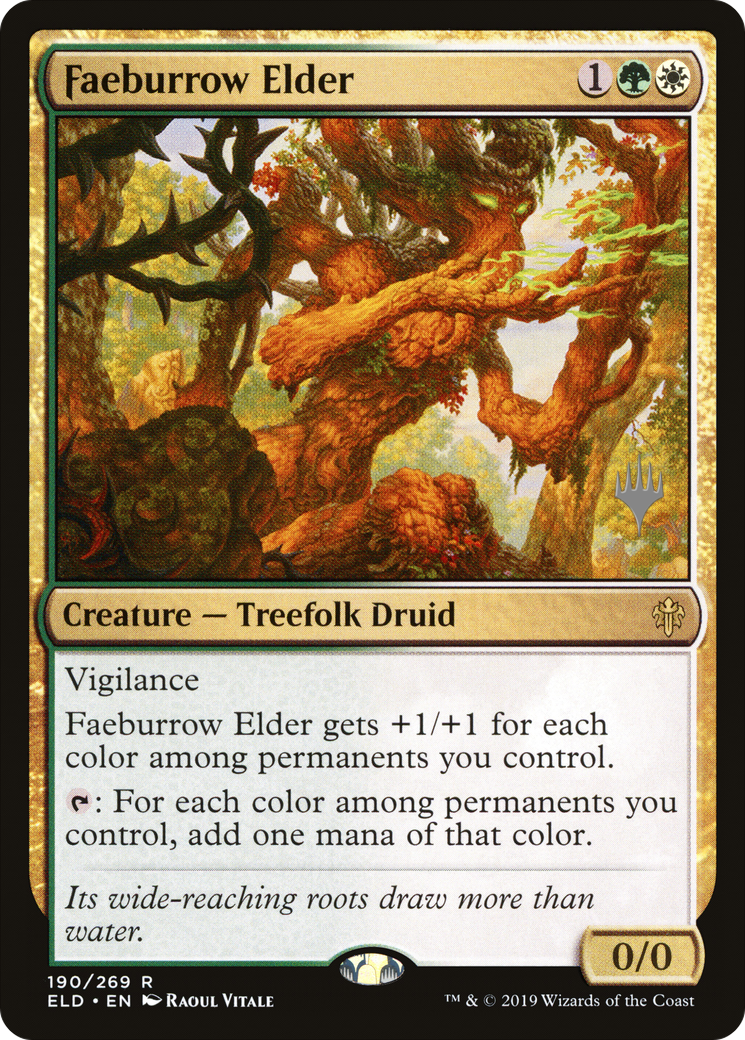 Faeburrow Elder (PPELD-190P) - Throne of Eldraine Promos