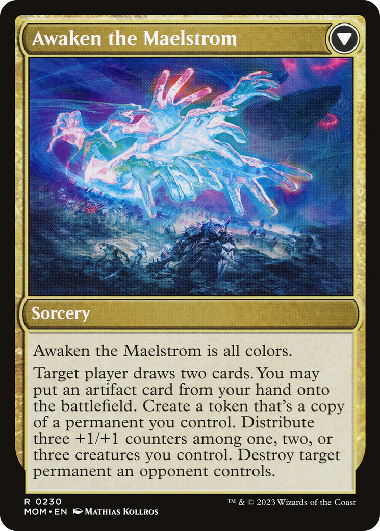 Invasion of Alara // Awaken the Maelstrom (MOM-230) - March of the Machine Foil