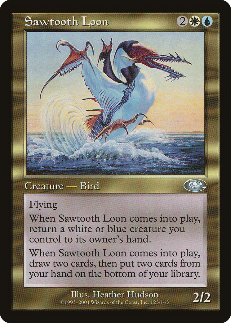 Sawtooth Loon (PLS-123) - Planeshift Foil