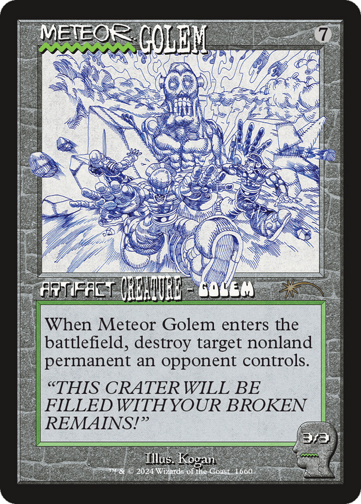 Meteor Golem (SLD-1660) - Secret Lair Drop Foil