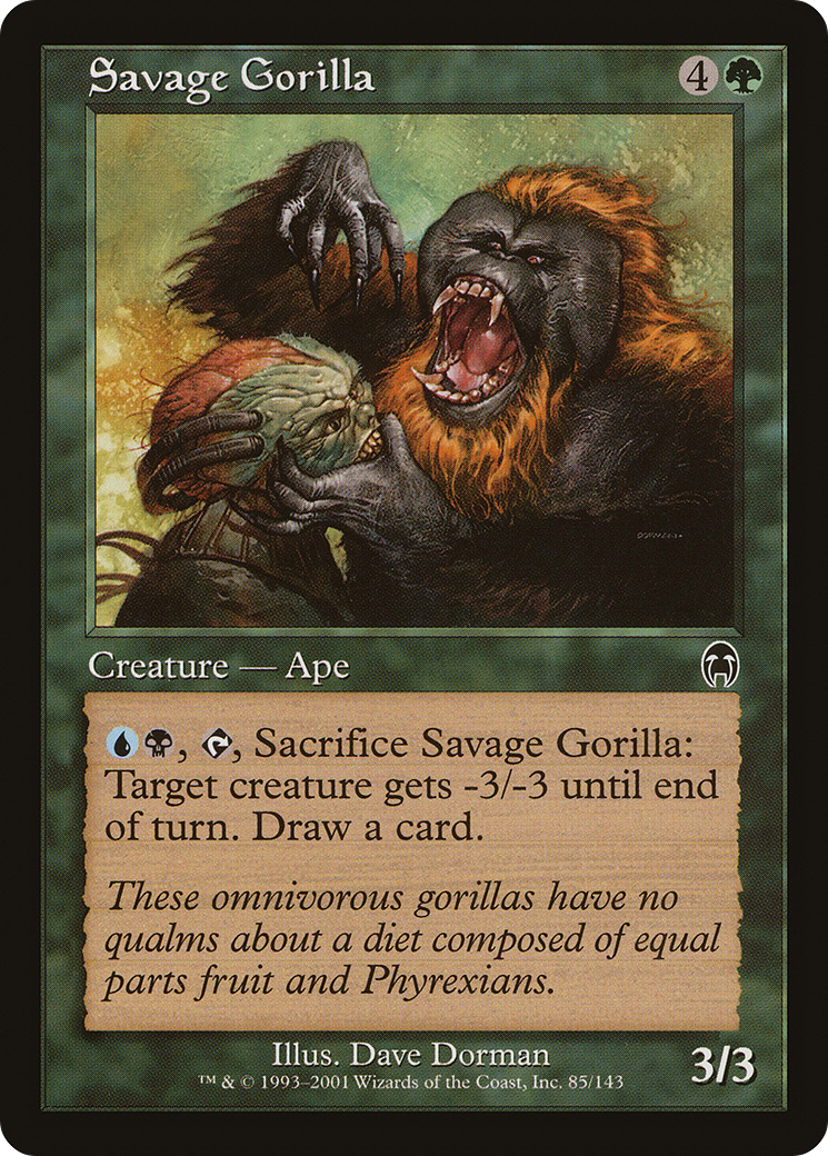 Savage Gorilla (APC-085) - Apocalypse Foil
