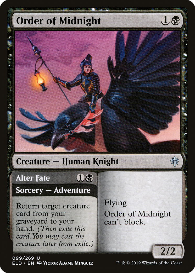 Order of Midnight // Alter Fate (ELD-099) - Throne of Eldraine