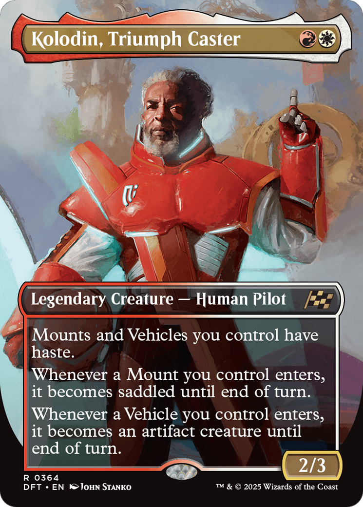 Kolodin, Triumph Caster (DFT-364) - Aetherdrift (Borderless) Foil